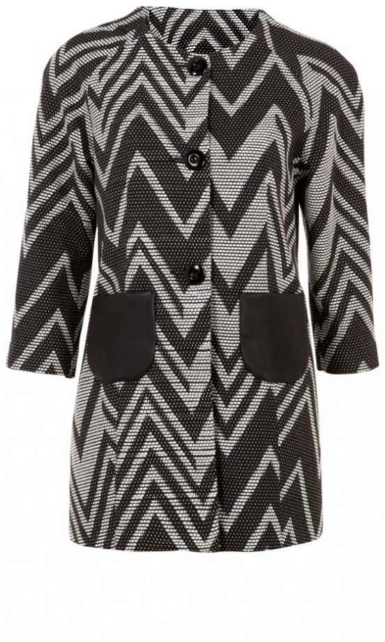 F&F Limited Edition Zig Zag Coat, £50