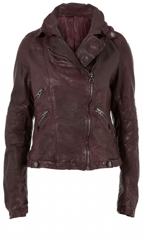 F&F Leather Burgundy Jacket, £95