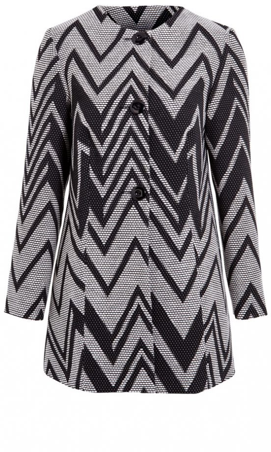 F&F Zig Zag Coat