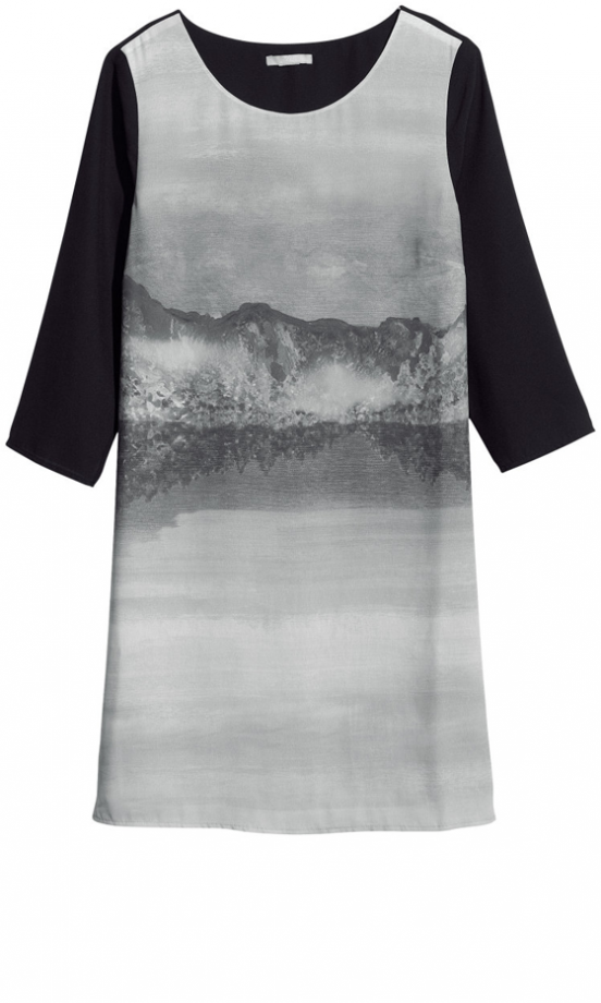 H&M Chiffon Printed Dress, £24.99