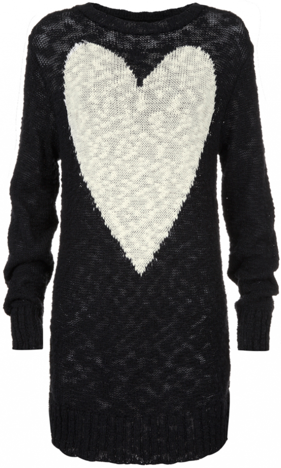 Matalan AW13 Large Heart Jumper, £18