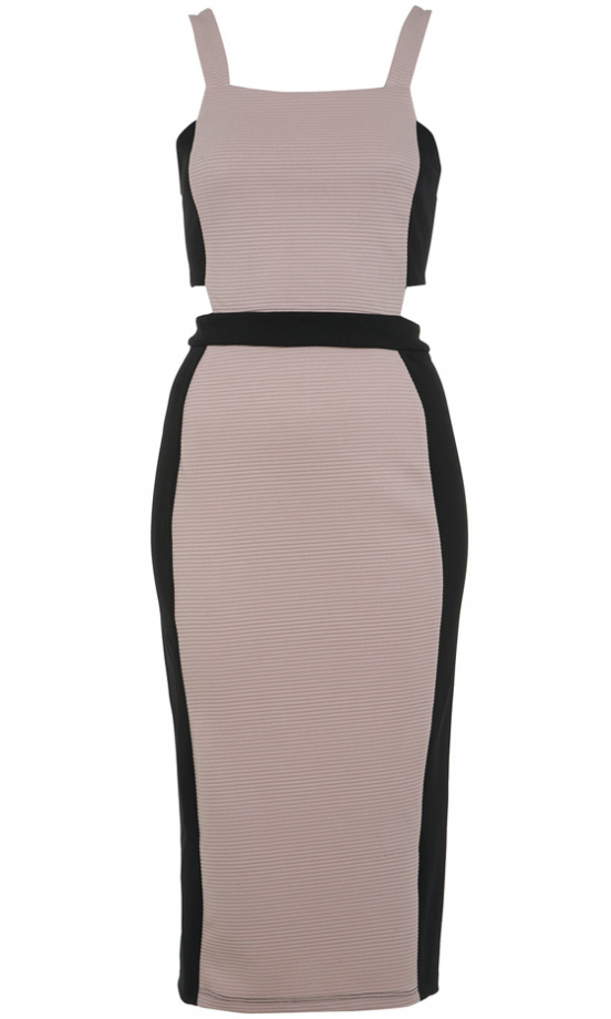 Miss Selfridge Colour Block Pinny Dress, £32