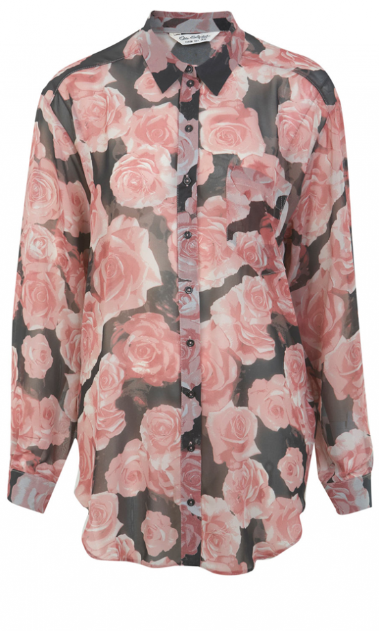 Miss Selfridge Rose Oversize Shirt, £29