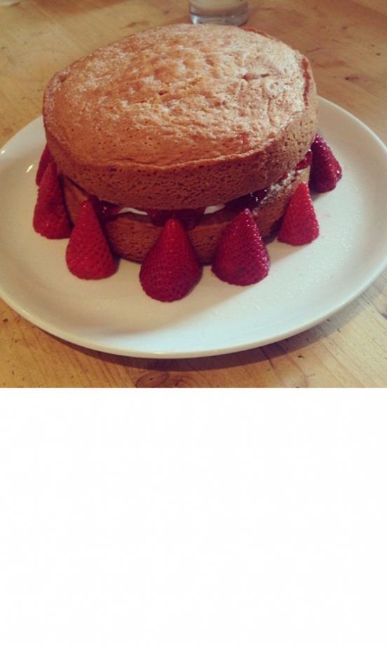 Millie Mackintosh's Strawberry Sponge Cake, 2013