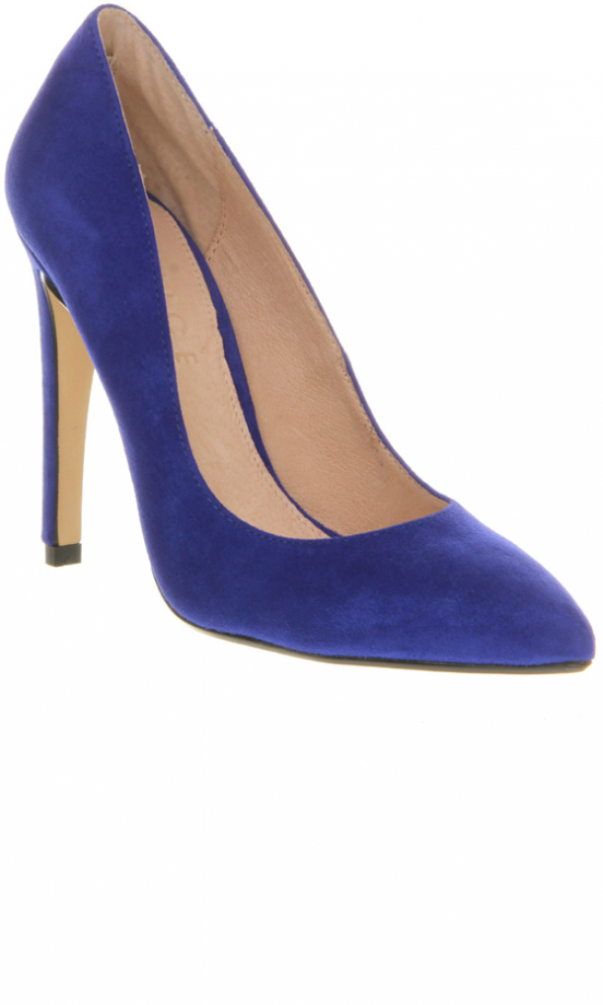 Office Blue Suede Heels, £55