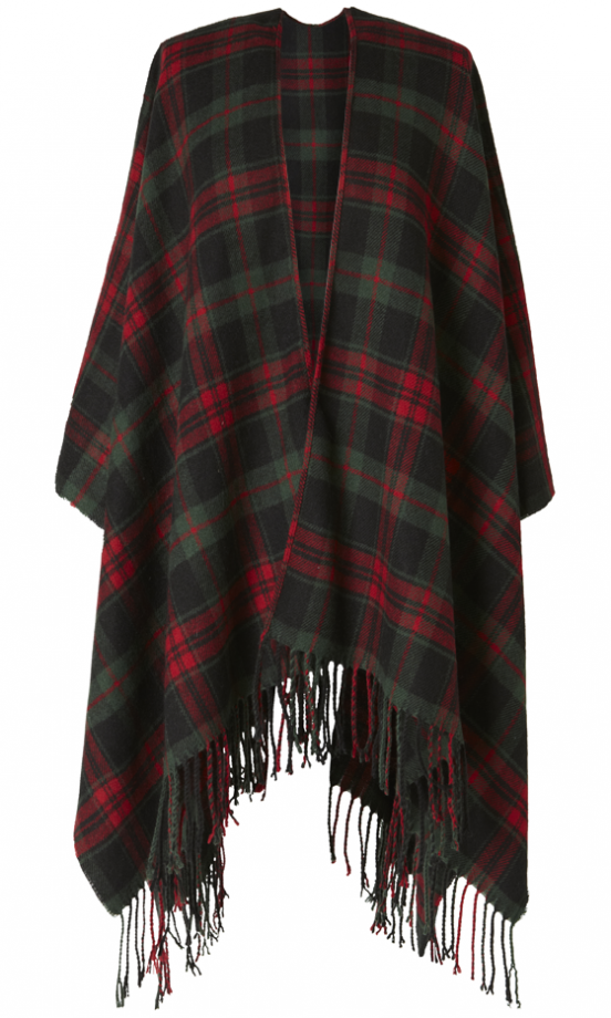 Matalan AW13 Pioneer Check Shawl, £10