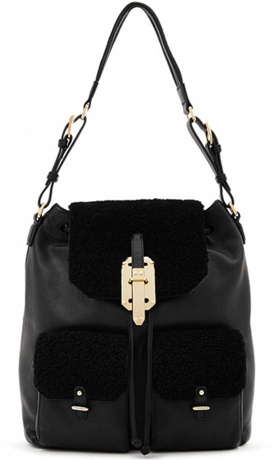 Reiss Black Rucksack, £295