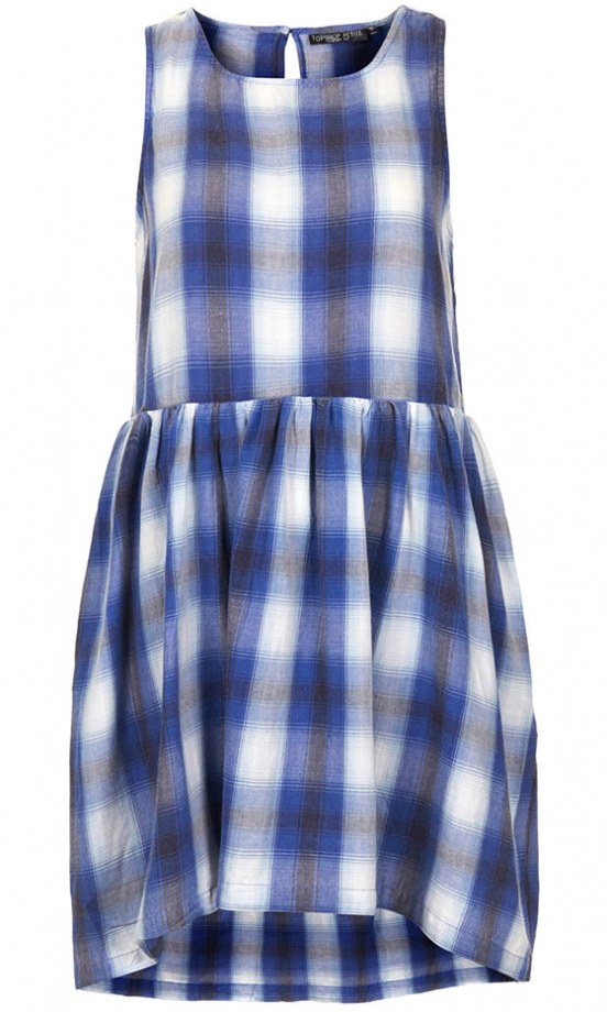 Topshop Check Smock Dress, £36