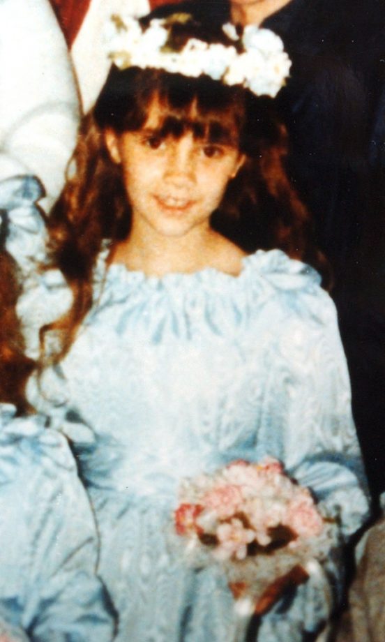 Victoria Beckham Is A Dinky Bridesmaid In Blue