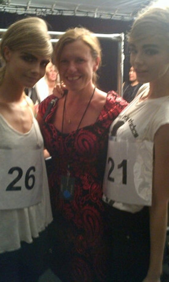 Cara Delevingne Backstage At Marc Jacobs SS13 Show At New York Fashion Week, 2012