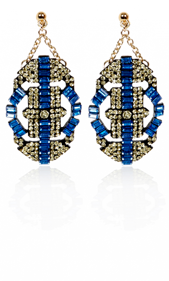 River Island Blue Earrings, £10