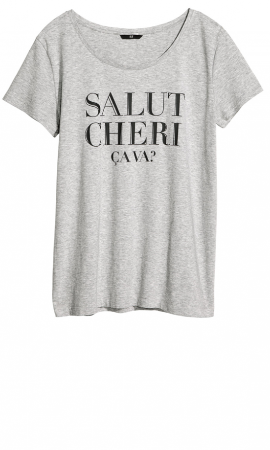 H&M T-shirt, £9.99