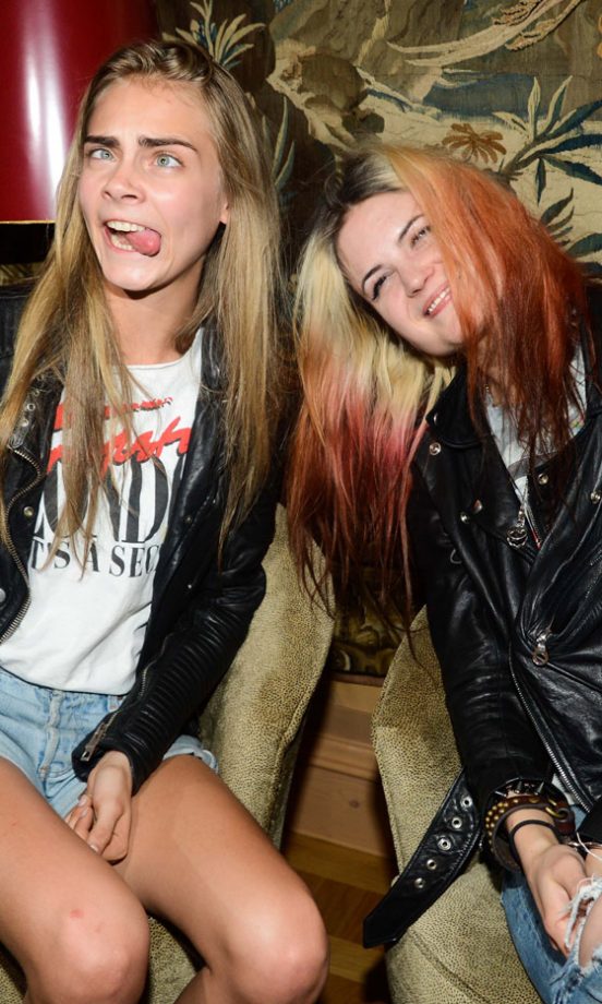 Cara Delevingne And Alison Mosshart At The Garage Magazine Party At Paris Fashion Week SS13, 2012