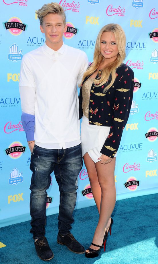 Cody Simpson And Alli Simpson At The Teen Choice Awards, 2013