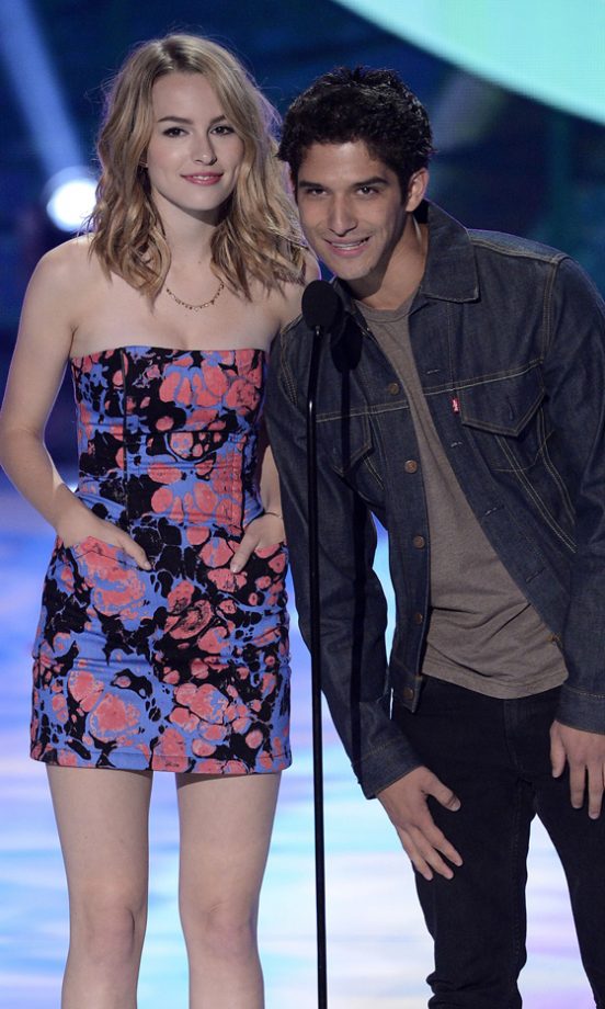 Bridgit Mendler And Tyler Posey At The Teen Choice Awards, 2013
