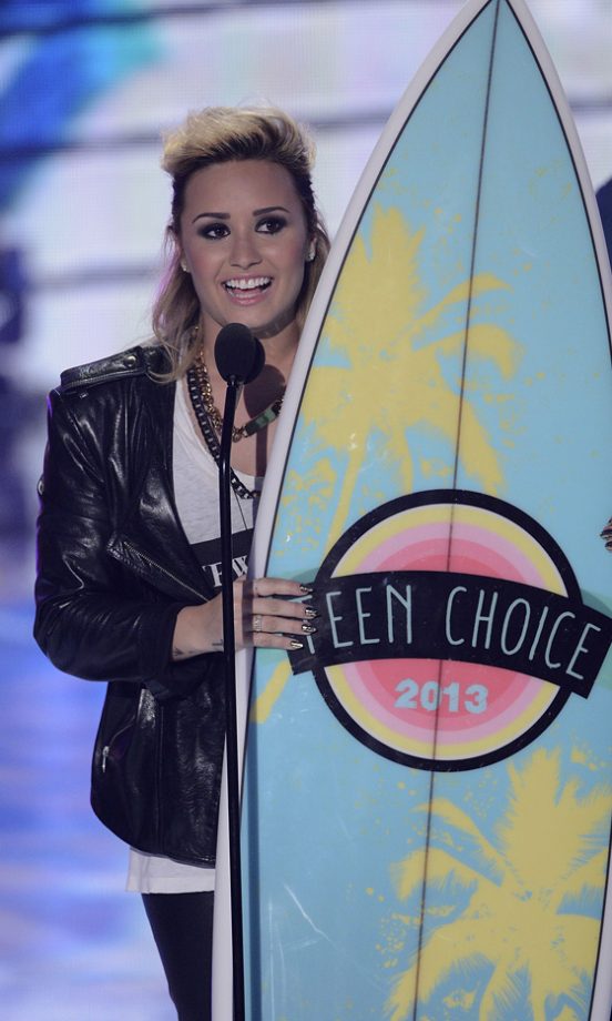 Demi Lovato At The Teen Choice Awards, 2013