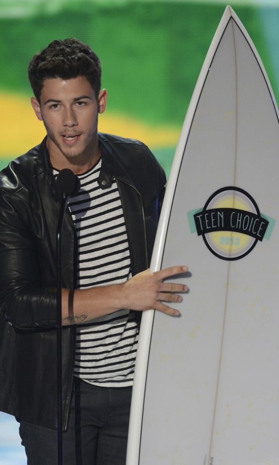 Nick Jonas At The Teen Choice Awards, 2013
