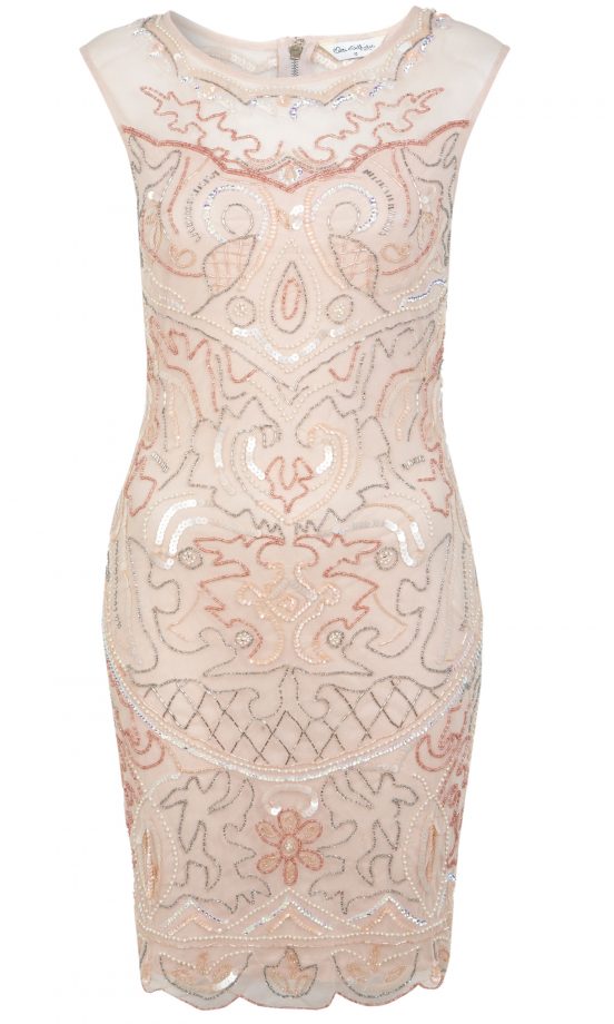 Miss Selfridge Pale Pink Embellished Dress