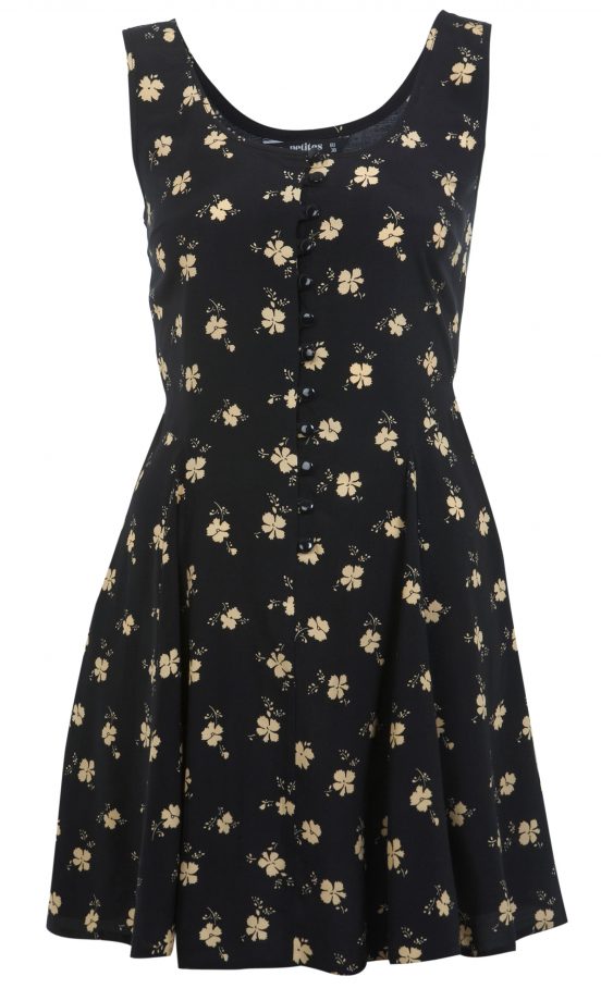 Miss Selfridge Flower Print Button Dress