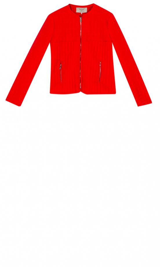 Zara AW13 Red Zip Jacket