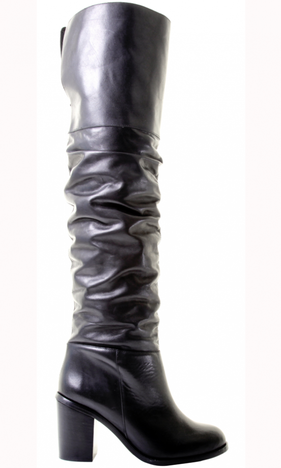 Office AW13 Ruffled Knee High Boots, £130