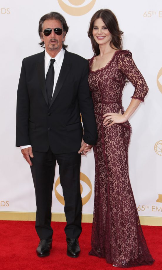 Al Pacino And Lucila Sola At The Emmy Awards, 2013