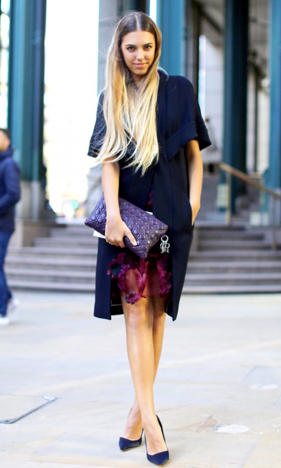Amber Le Bon At London Fashion Week, 2013