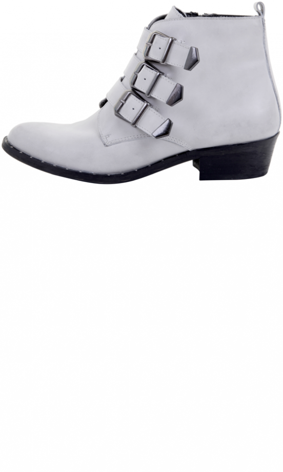 Office AW13 White Buckled Ankle Boots, £85