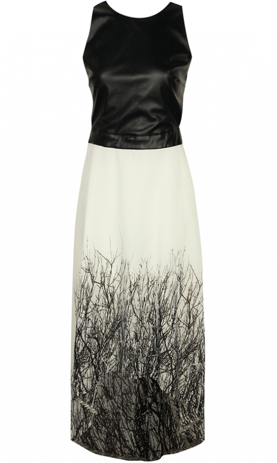 Boohoo AW13 Woodland Print Dip Hem Dress, £25