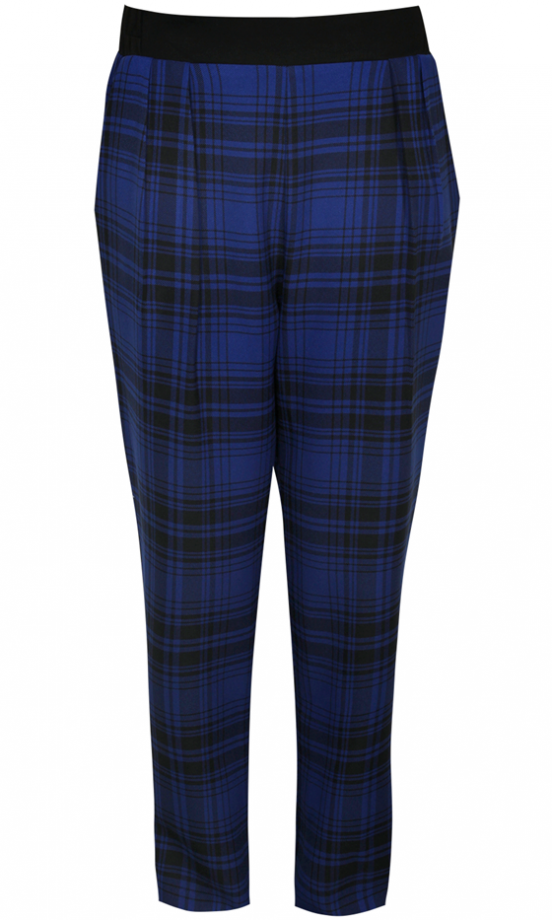 Boohoo AW13 Blue Check Trousers, £20