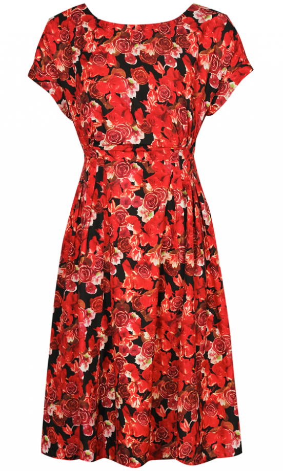 Boohoo AW13 Fitted V-Back Midi Dress, £25