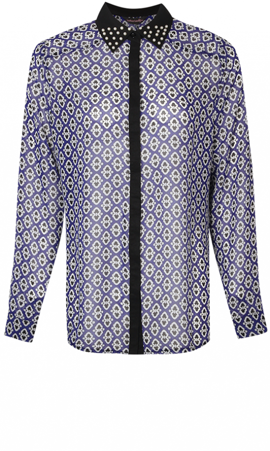 Boohoo Boutique AW13 Geo Contrast Shirt, £20
