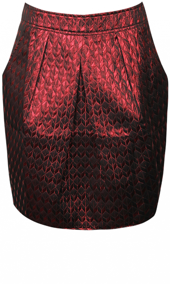Boohoo Boutique AW13 Quilted Tulip Skirt, £25