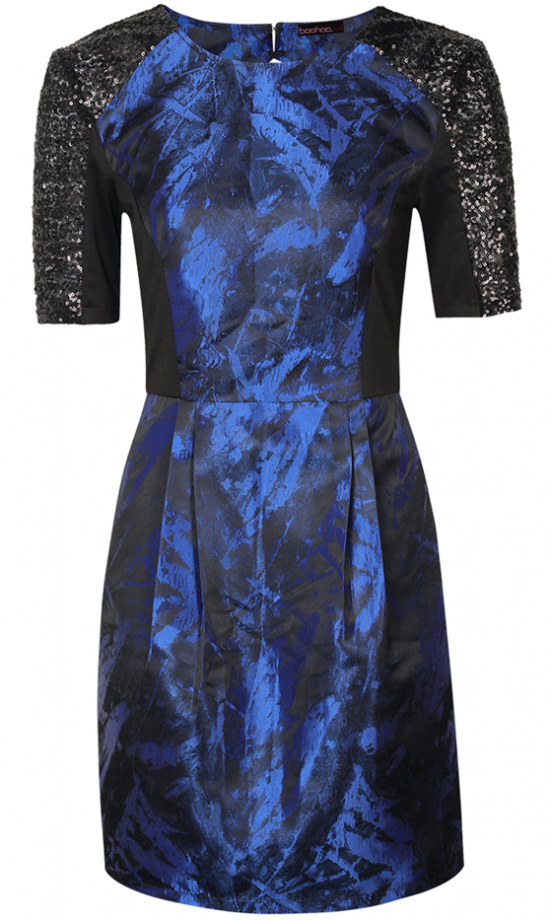 Boohoo Boutique AW13 Contrast Sleeve Dress