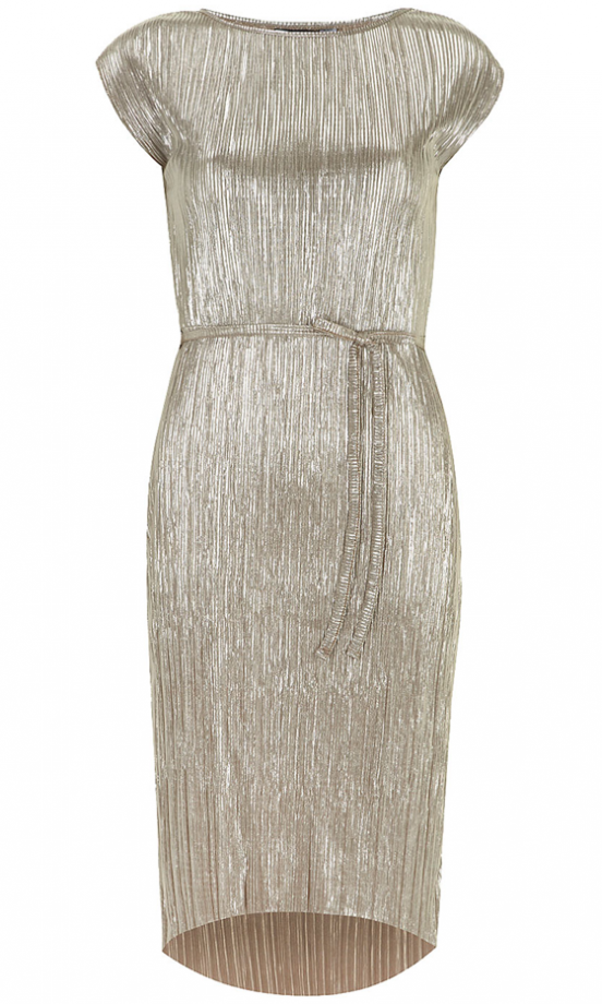 Dorothy Perkins Taupe Plisse Dress, £35