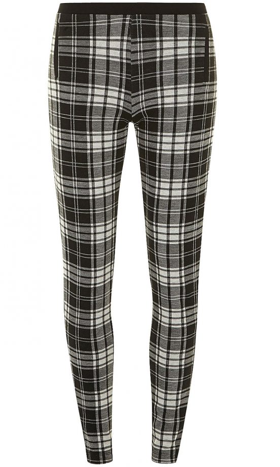 Dorothy Perkins Black And White Check Leggings, £25