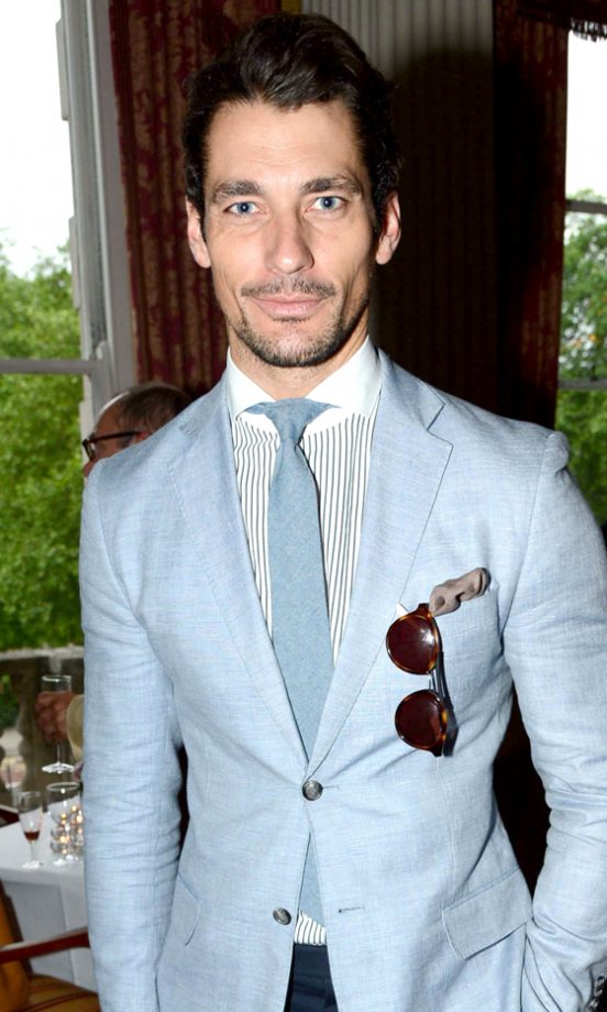 David Gandy Dresses To Impress At The Style for Soldiers Summer Party In London, 2013