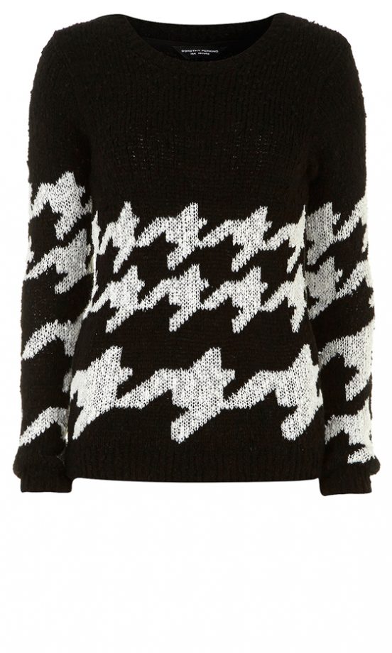 Dorothy Perkins Dogtooth Jumper, £29