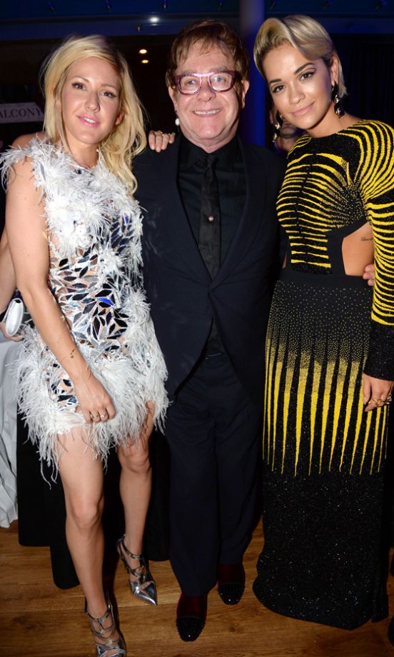 Ellie Goulding, Elton John And Rita Ora At The GQ Men Of The Year Awards, 2013