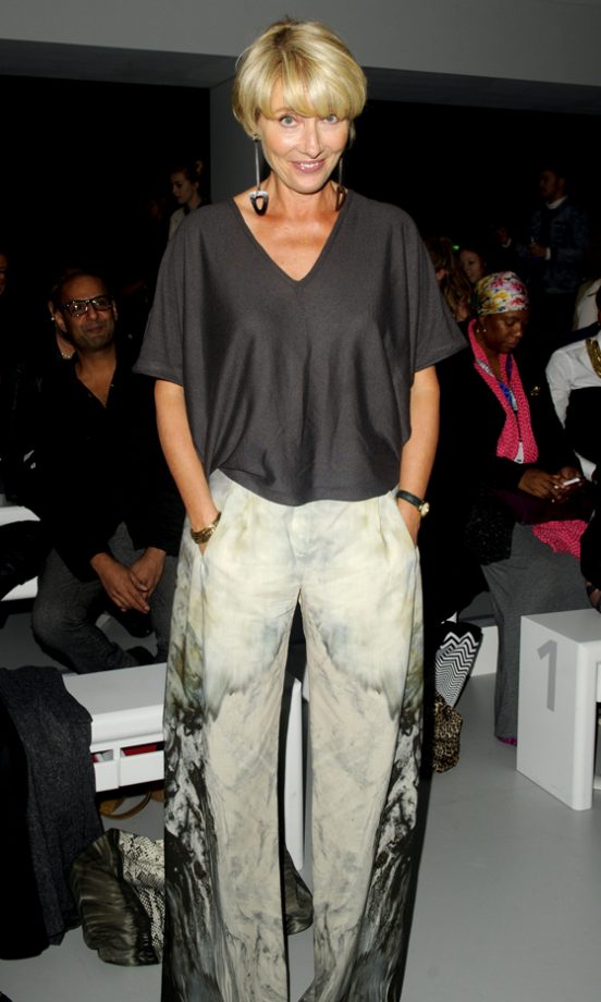 Emma Thompson At London Fashion Week, 2013