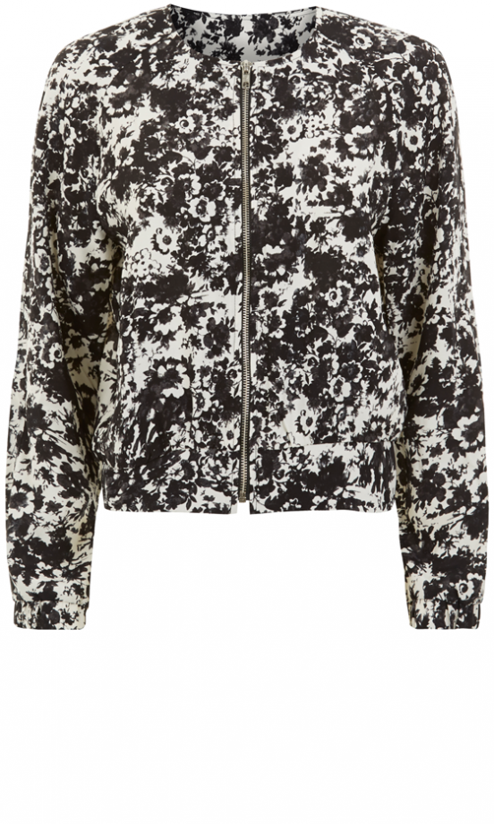 Primark Floral Print Bomber Jacket, £15