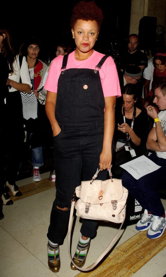 Gemma Cairney At London Fashion Week, 2013