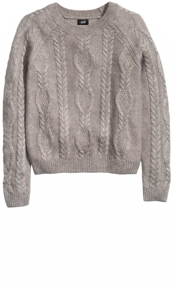 H&M Cable Knit Jumper, £14.99