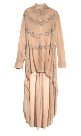 H&M Nude Chiffon Dress, £49.99