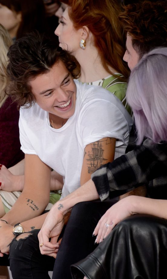 Harry Styles At London Fashion Week, 2013