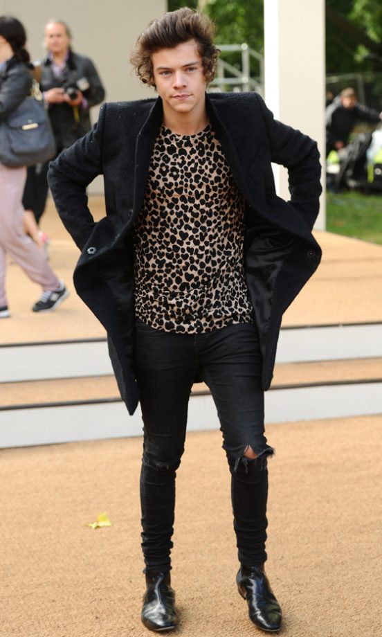Harry Styles At London Fashion Week, 2013