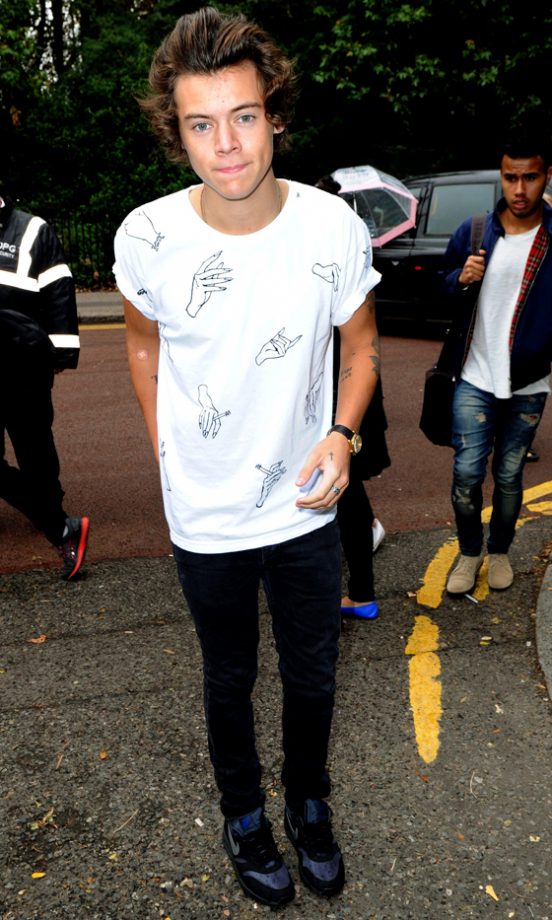 Harry Styles At London Fashion Week, 2013
