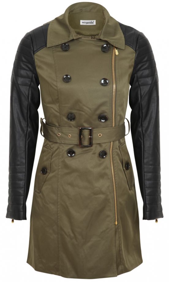 Missguided AW13 Contrast Raincoat