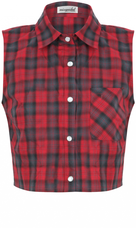 Missguided AW13 Tartan Crop Top