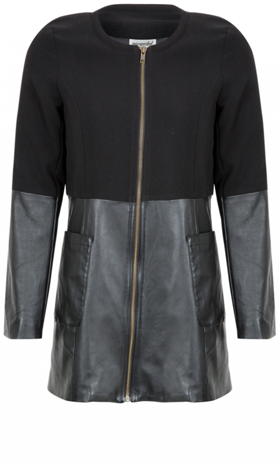 Missguided AW13 Two-Tone Coat